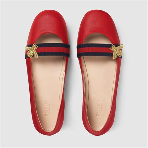 gucci red flats|Gucci flats women.